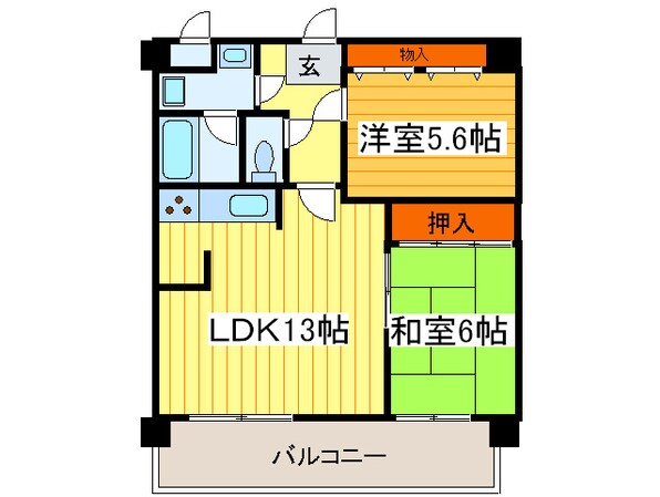 ナティ－イ－ストの物件間取画像